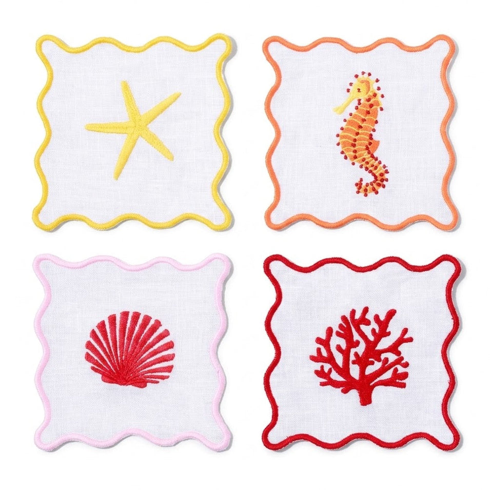 Coastal Cocktail Napkins