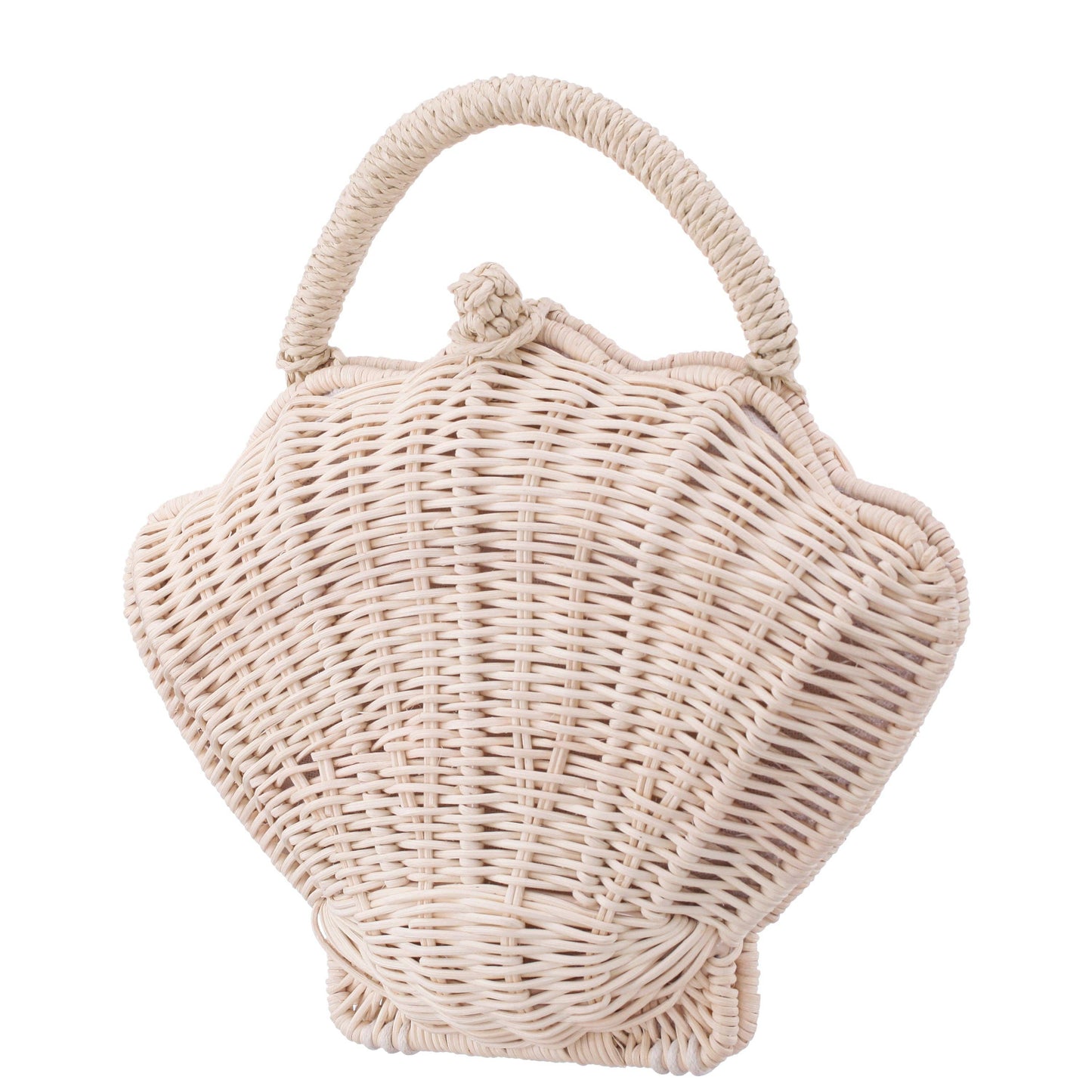 Wicker Shell Handbag