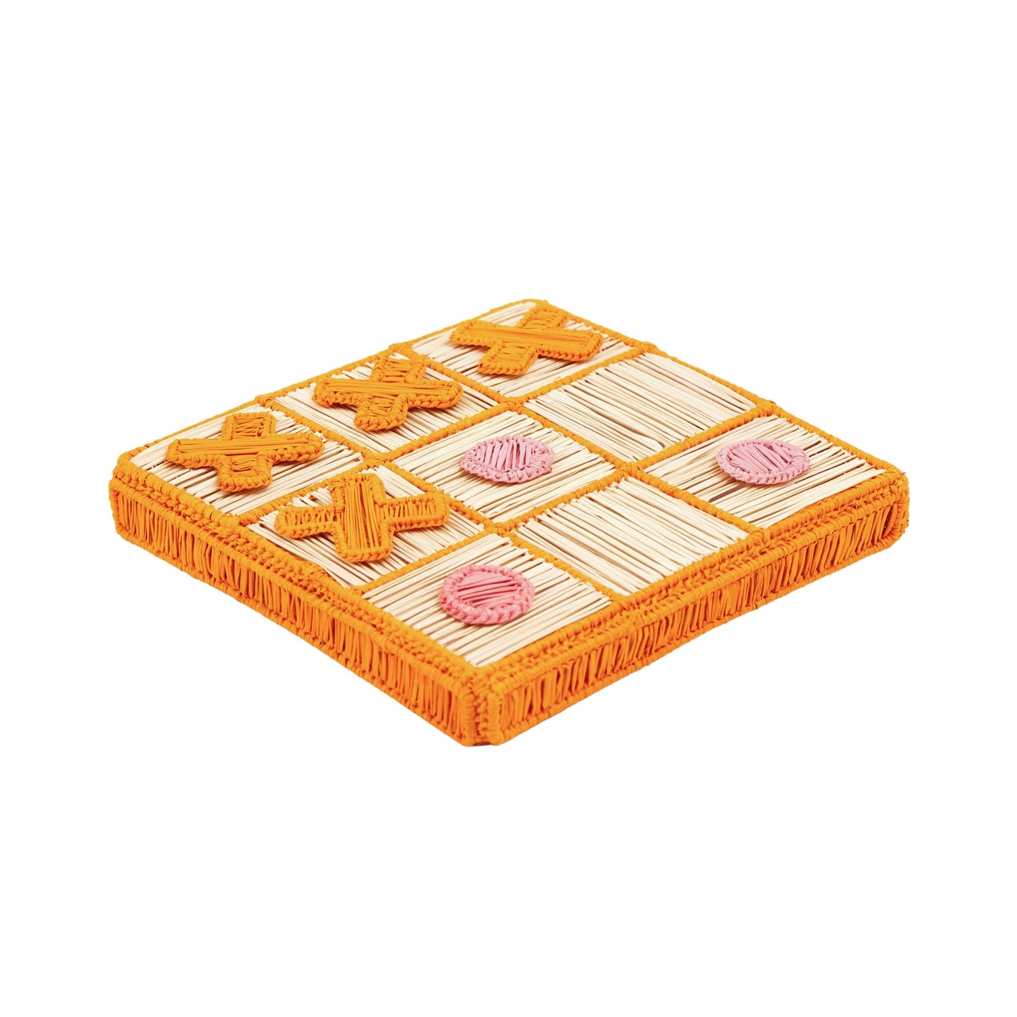 Raffia Tic Tac Toe Board Game