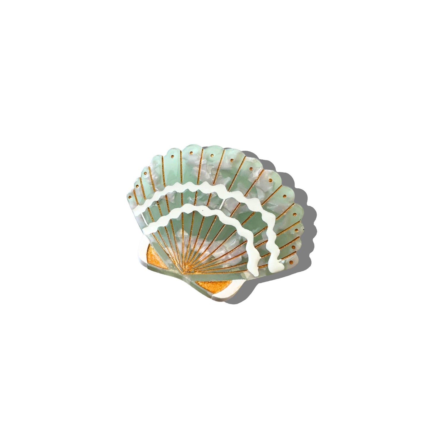 Seashell Claw Hair Clip