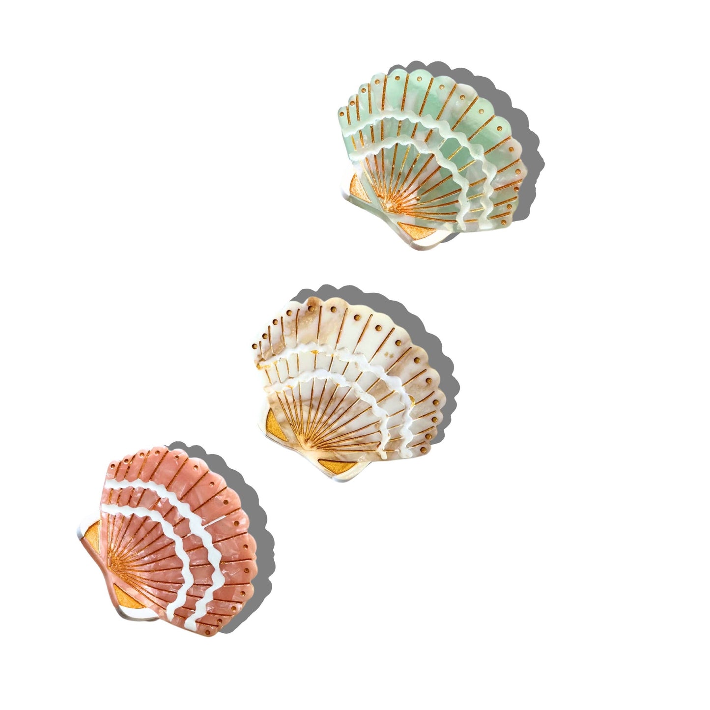 Seashell Claw Hair Clip