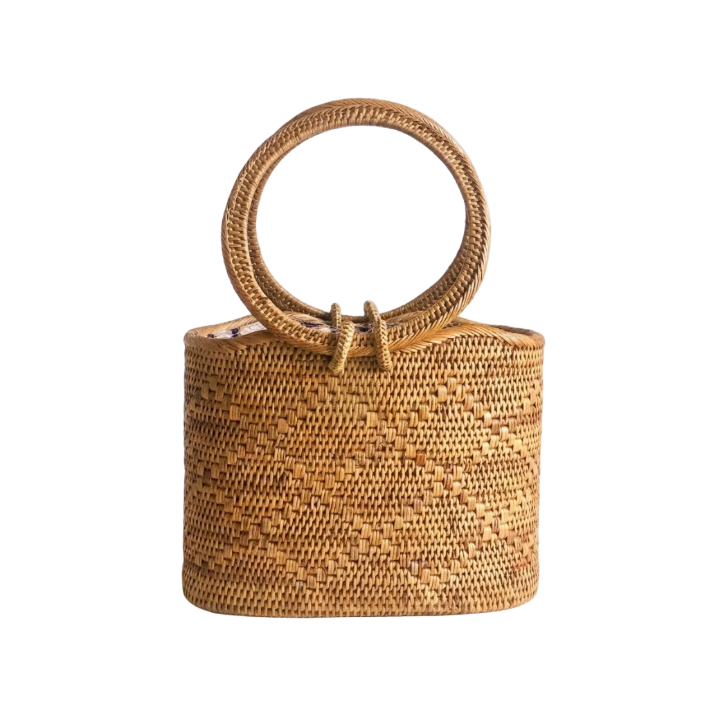 Baliata® Scalloped Round Mini Bag