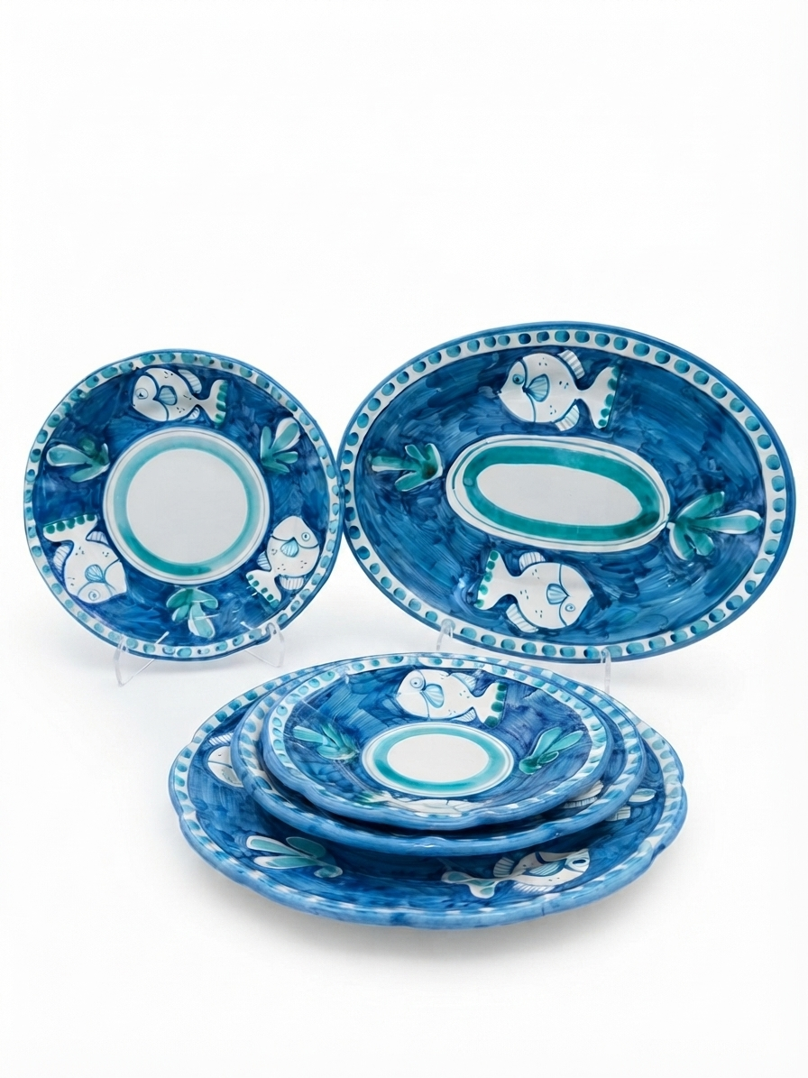 Blue Fish Tableware Collection
