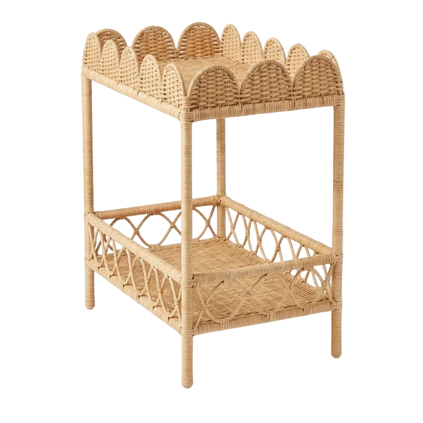 Scalloped Side Table