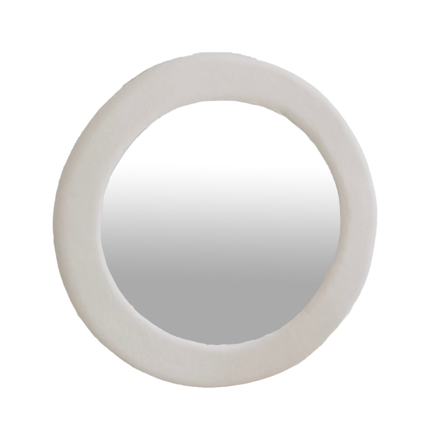 Round Plaster Mirror
