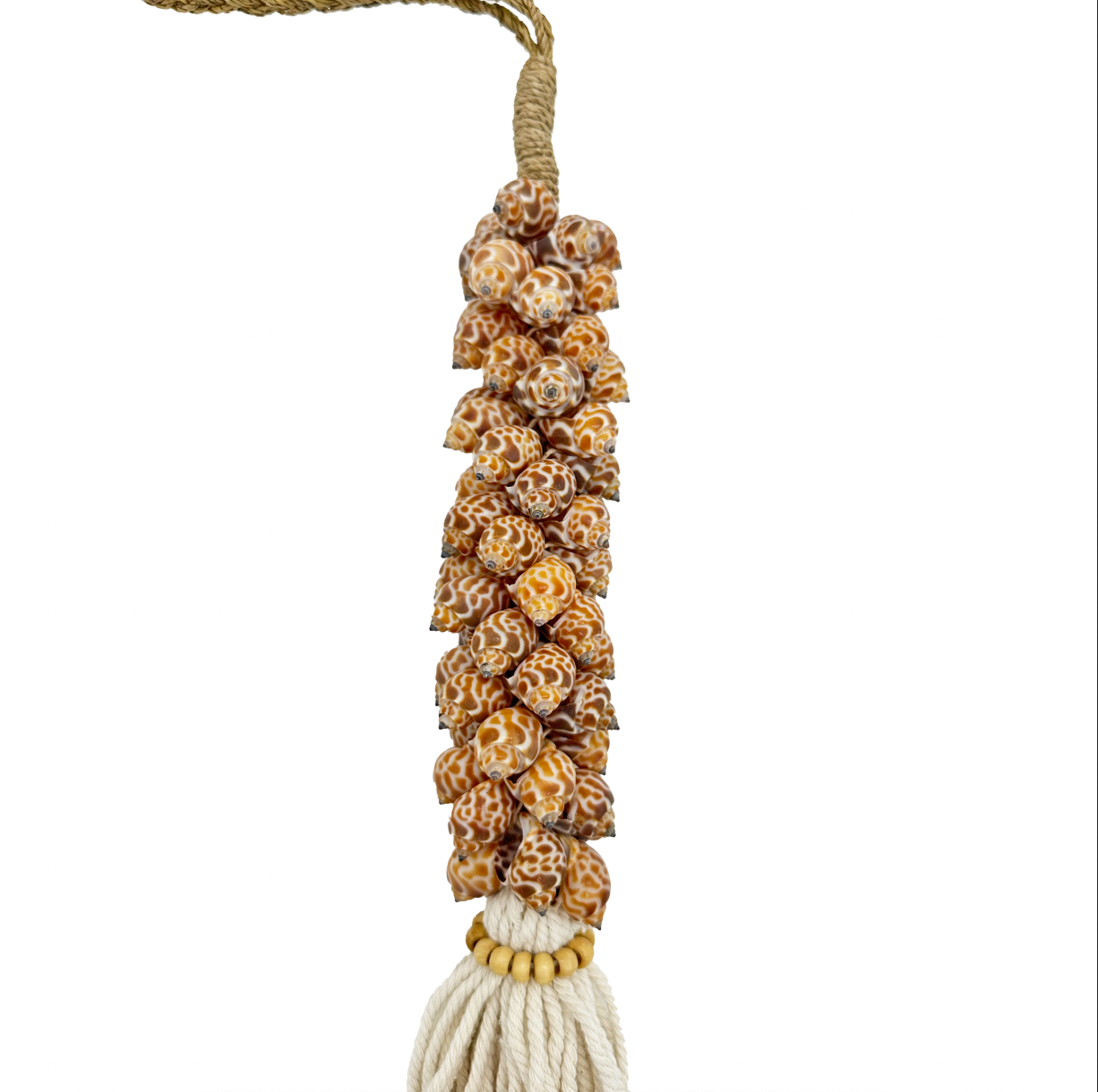 Turbo Shell Tassel Tie Back