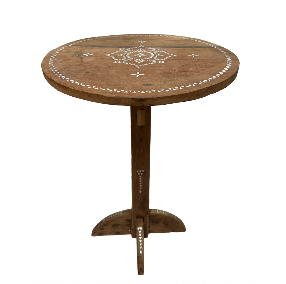 Shell Inlay Side Table II