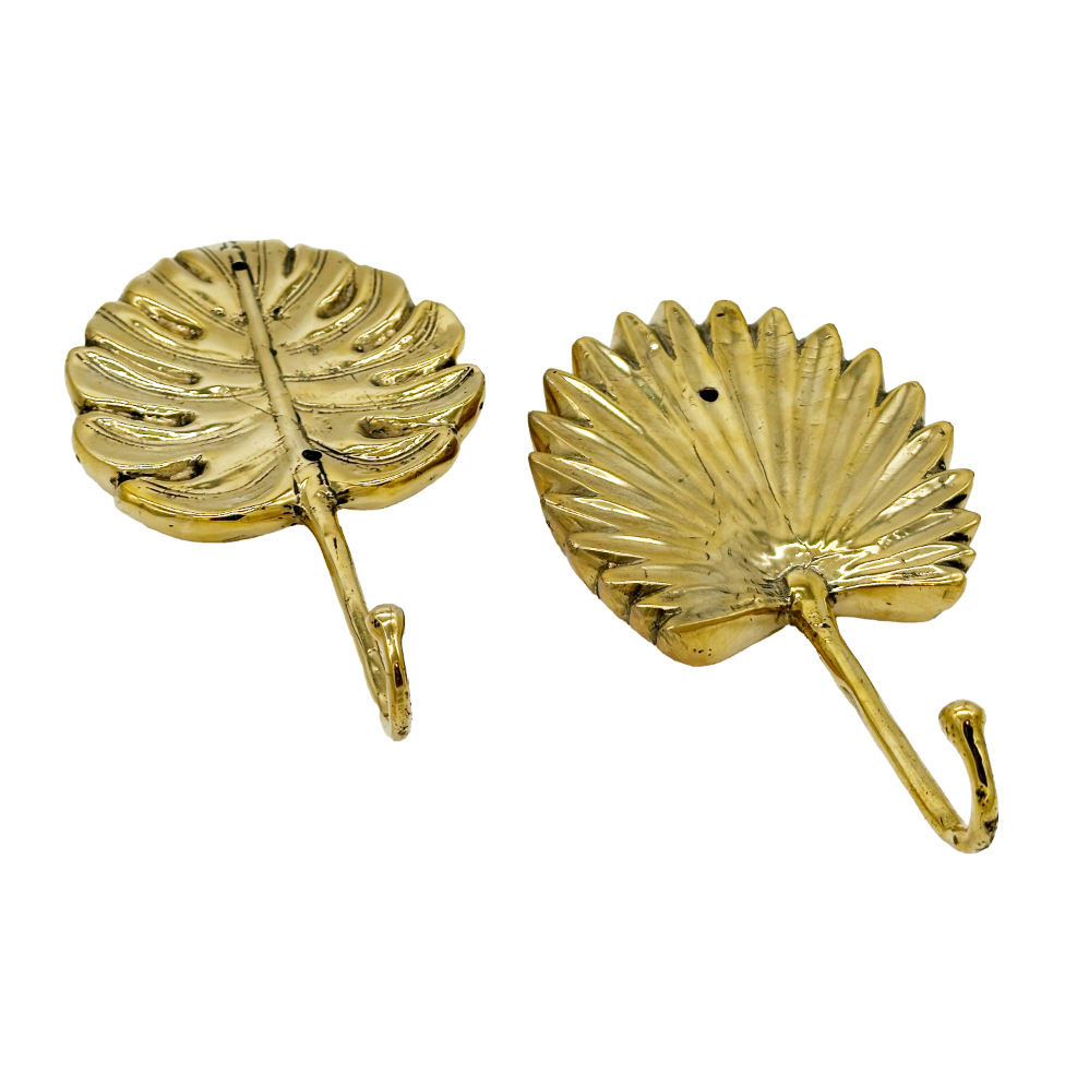 Brass Leaf Hooks