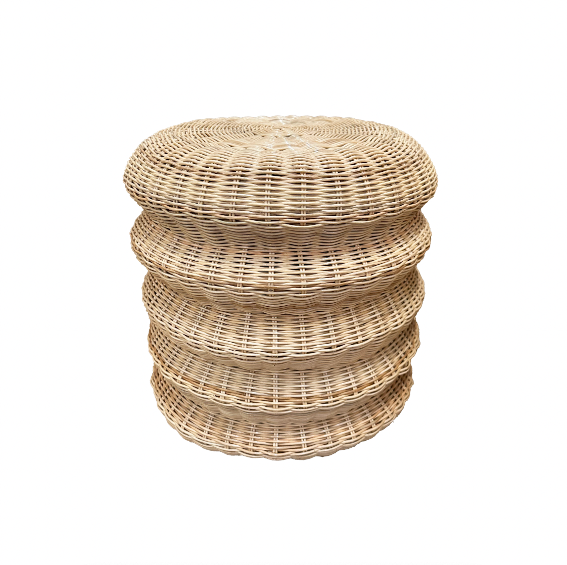 Wicker Ottoman