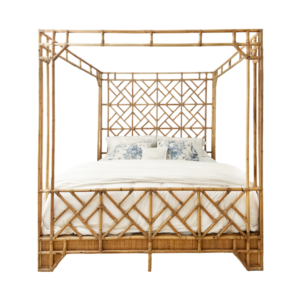 Bamboo Chippendale Bed