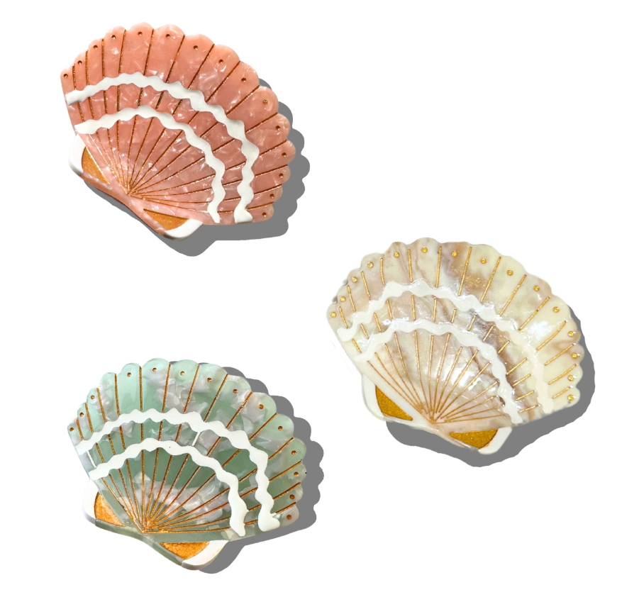 Seashell Claw Hair Clip