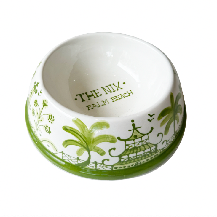 Custom Pagoda Dog Bowl