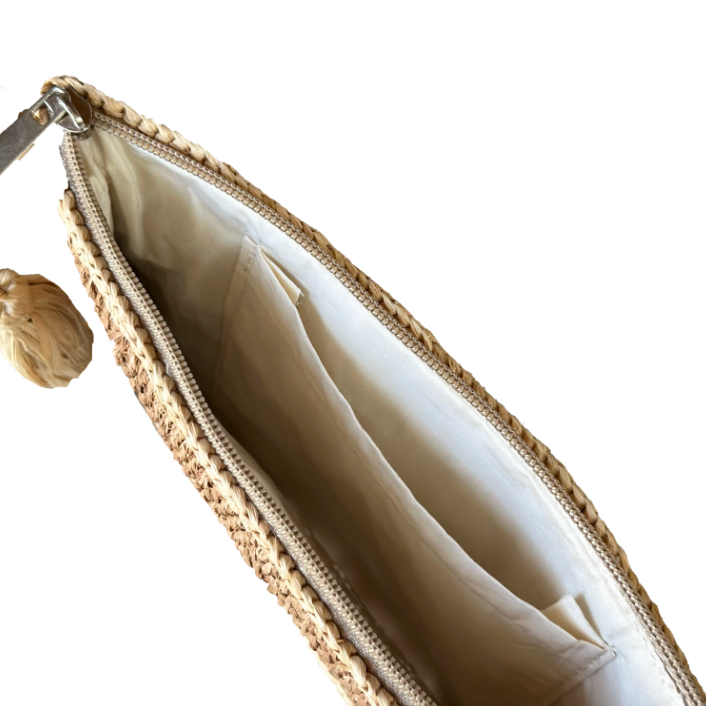 Crochet Raffia Pouch