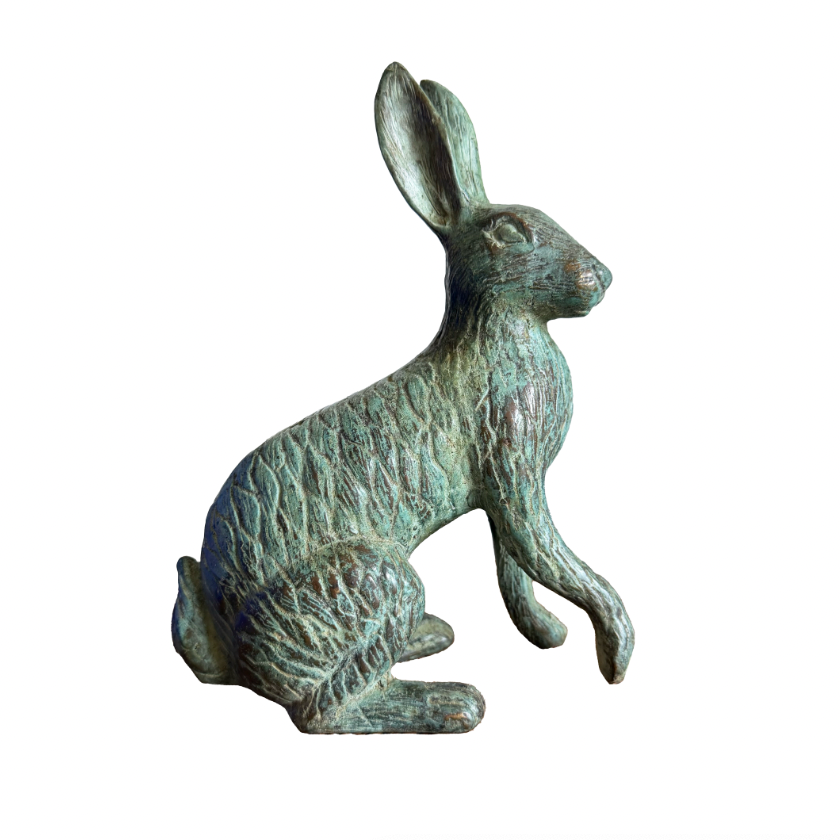 Bronze Rabbit Sculpture