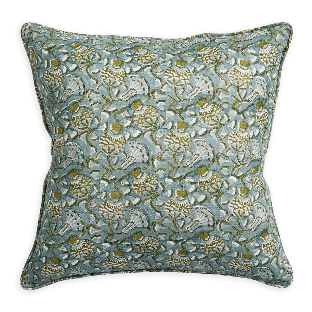 Pomegranate Celadon Pillow 20x20