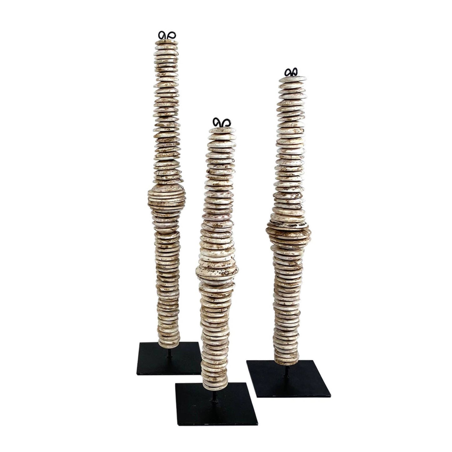 Papua Shell Stack Sculpture S/3