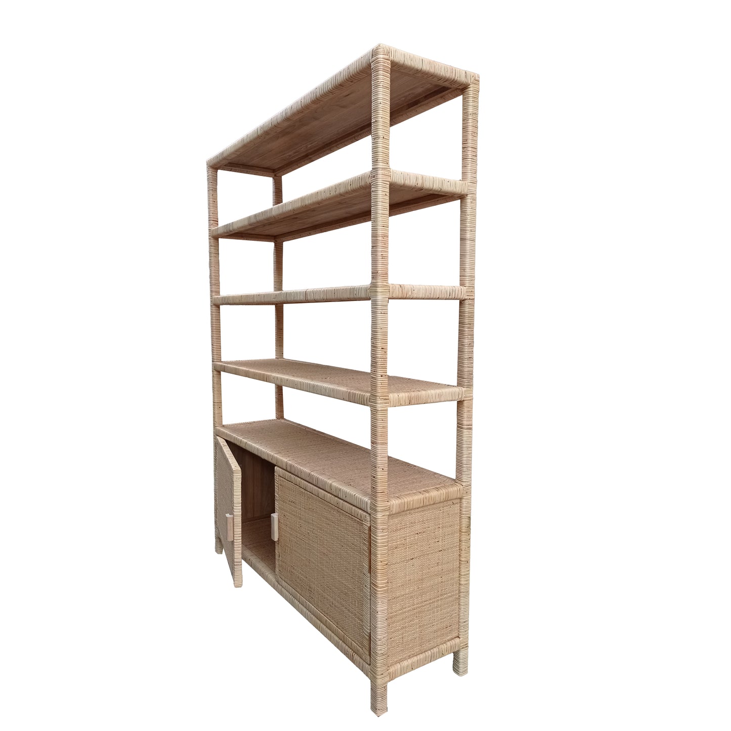 Rattan Shelving w Storage