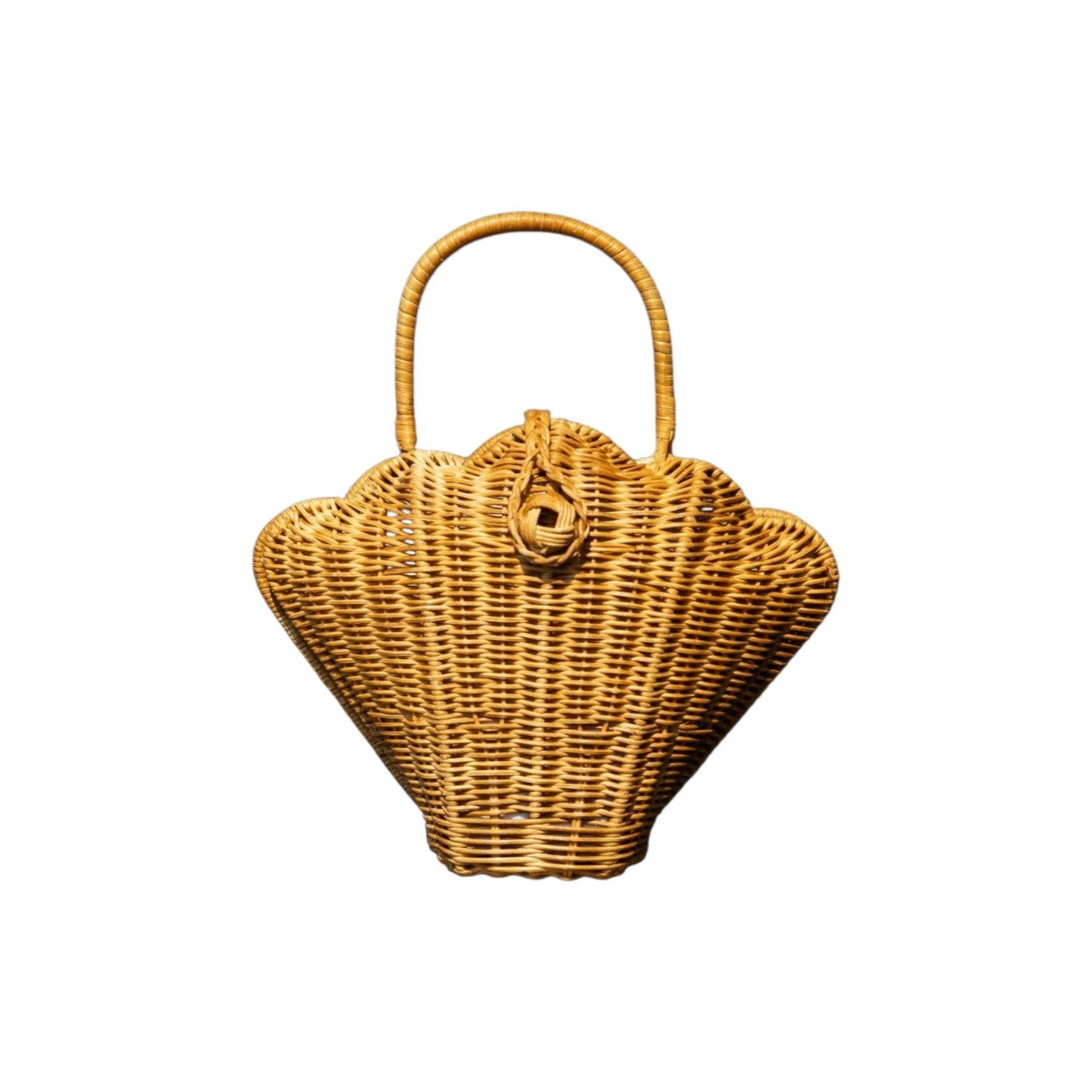 Wicker Shell Handbag