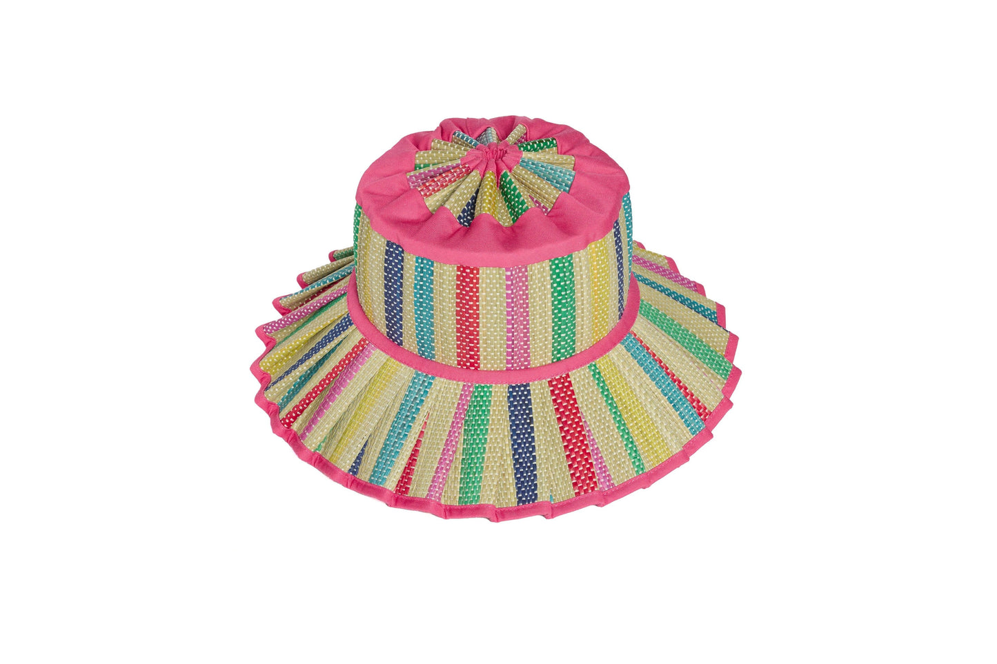 Luxe Capri Hat- Resort Days Fuchsia