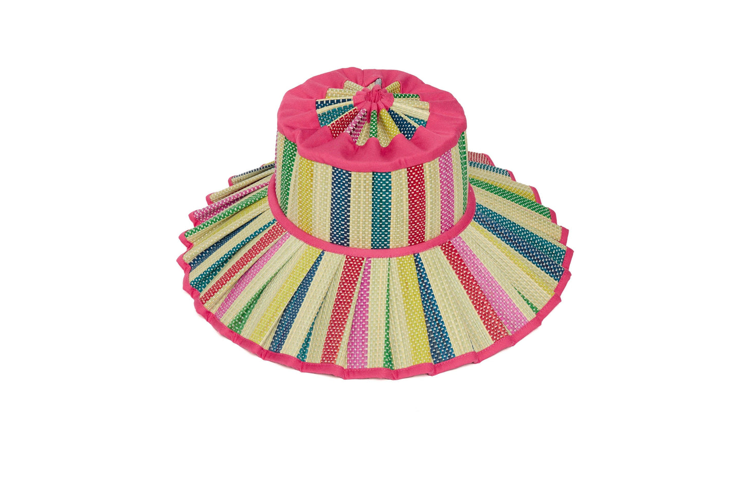 Luxe Capri Hat- Resort Days Fuchsia