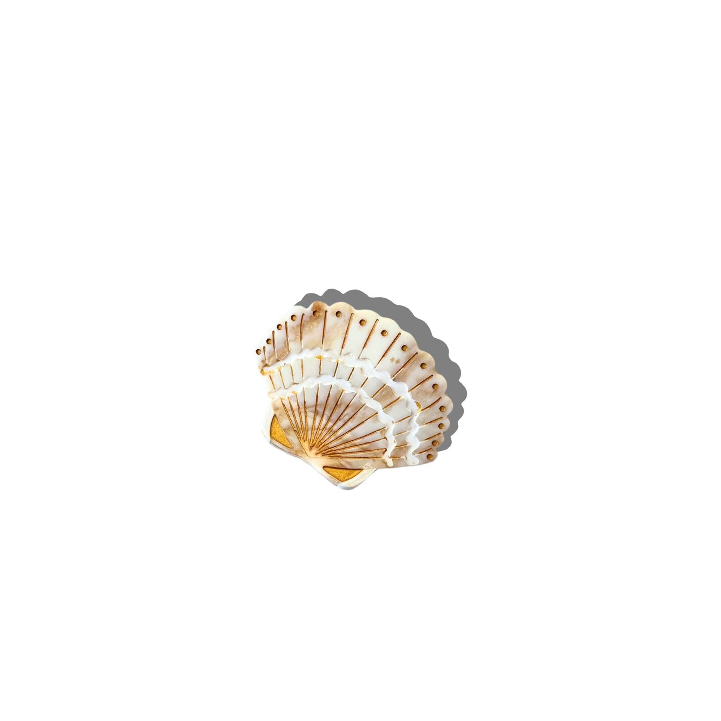 Seashell Claw Hair Clip