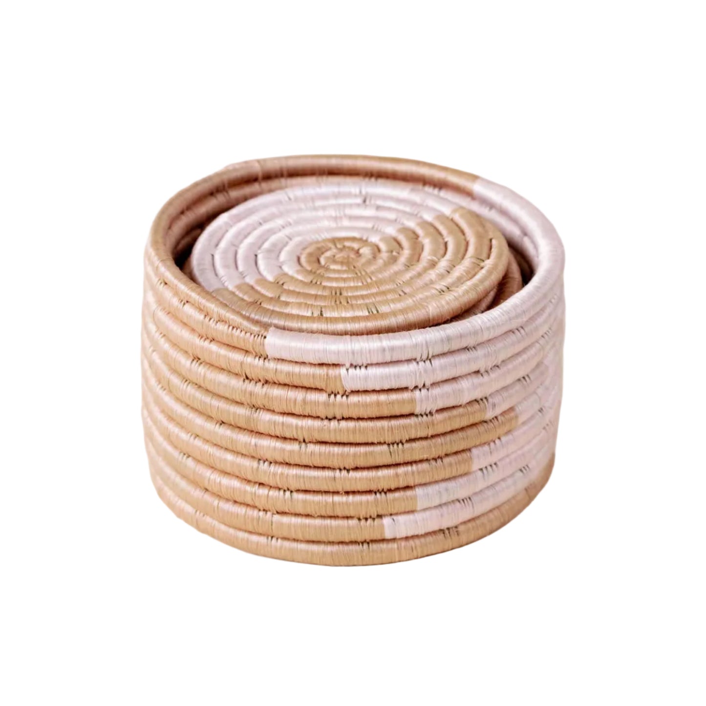 Akeza Mini Basket Set of 8 Coasters