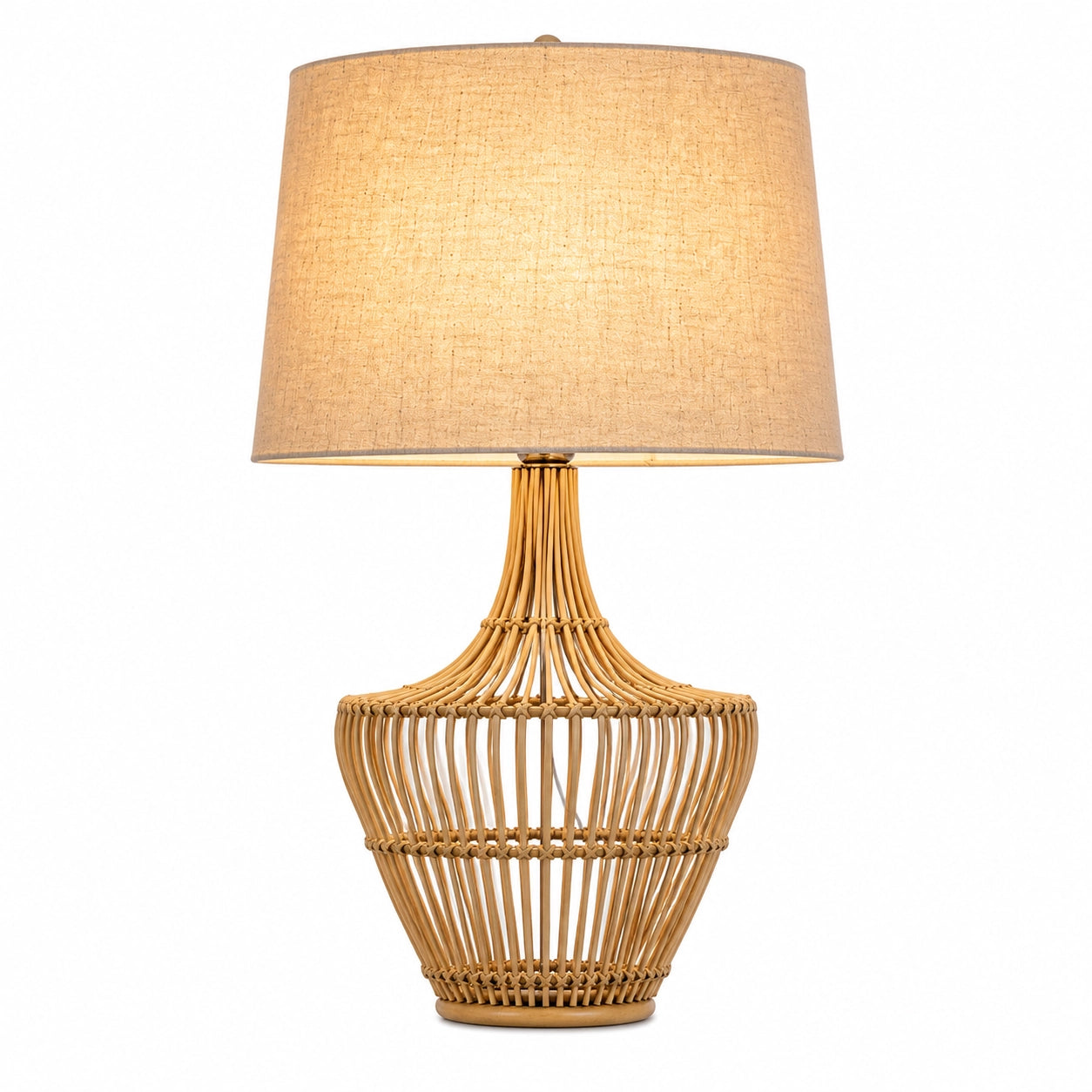 Rattan Table Lamp II