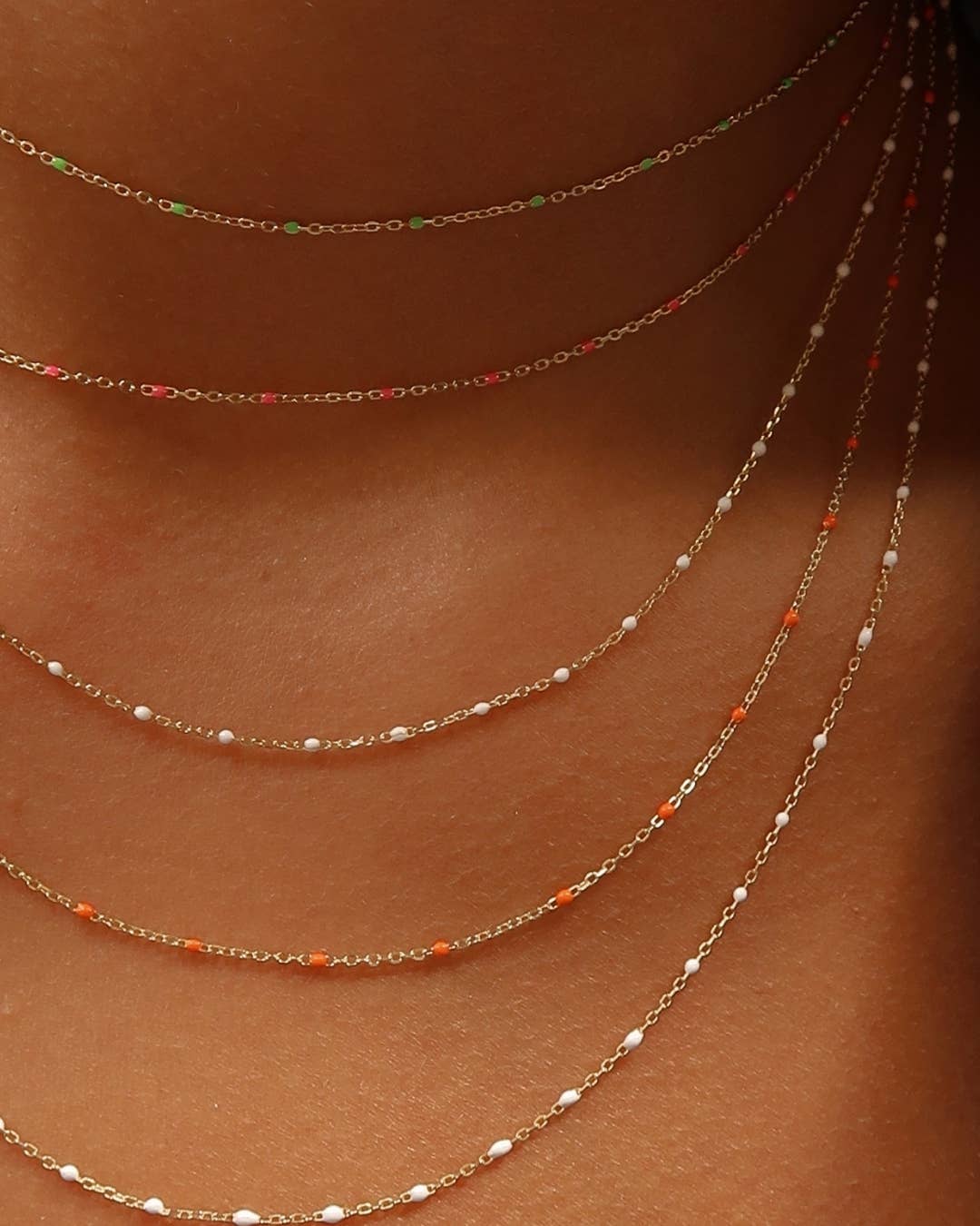 Enamel Necklace Collection