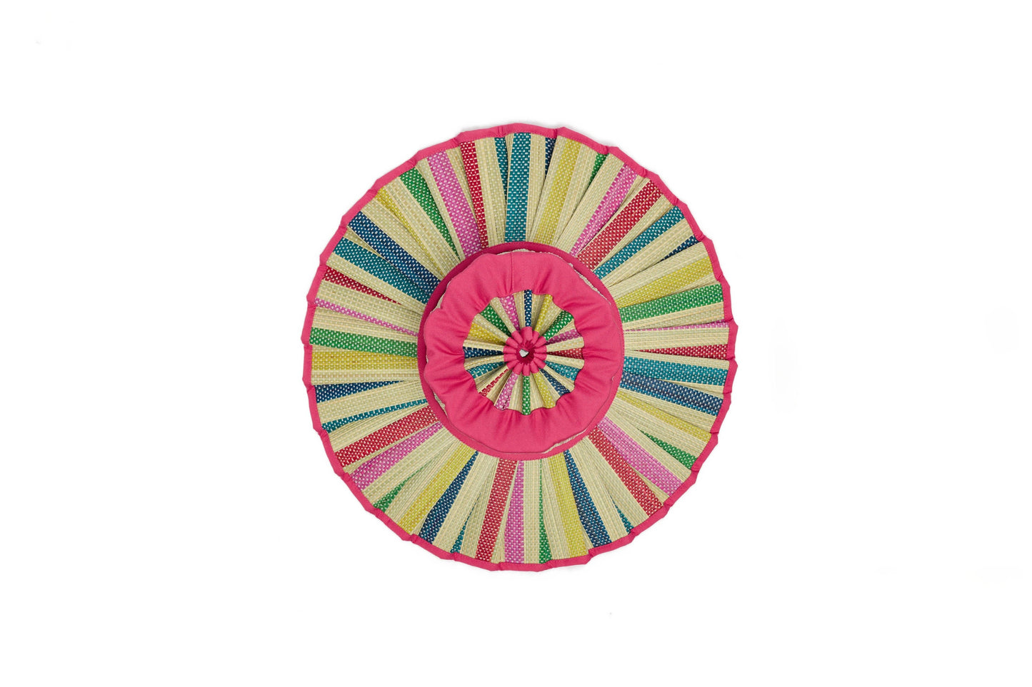 Luxe Capri Hat- Resort Days Fuchsia