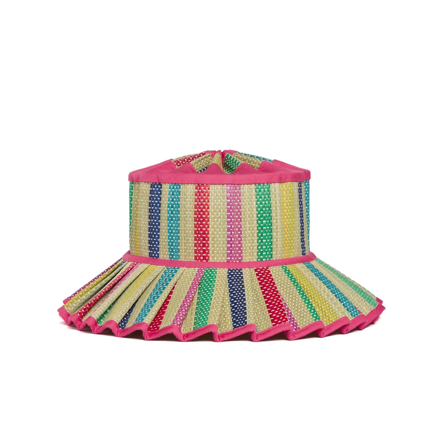 Luxe Capri Hat- Resort Days Fuchsia