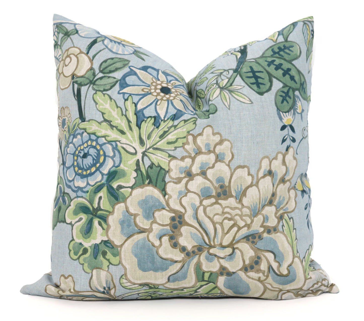 Thibaut Spa Peony Garden Pillow 20x20