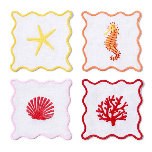Coastal Cocktail Napkins