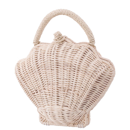 Wicker Shell Handbag
