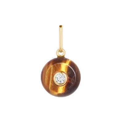 Gemstone Dot Charms