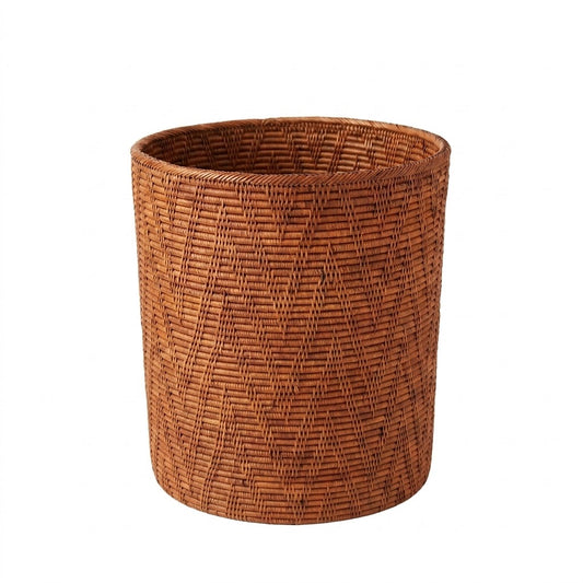 Baliata® Round Waste Basket Chevron Motif