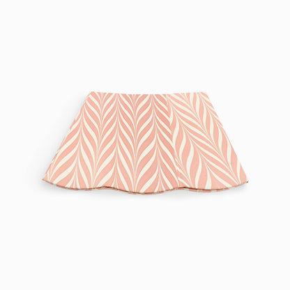 Marbled Zebra Waste Basket- Peach