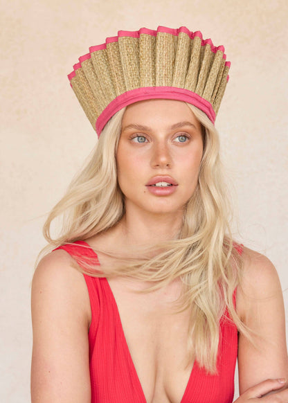 Island Capri Hat- Flamingo Maxi