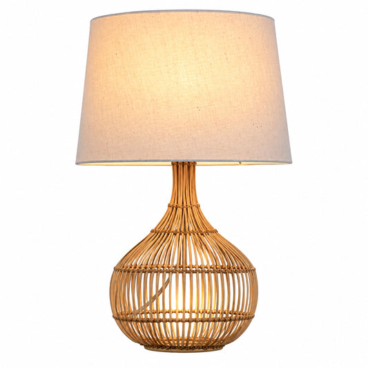 Rattan Table Lamp