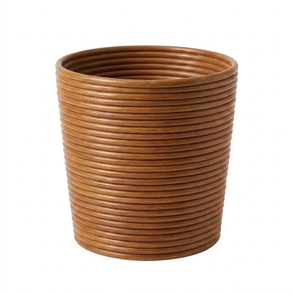 Split Reed Waste Basket