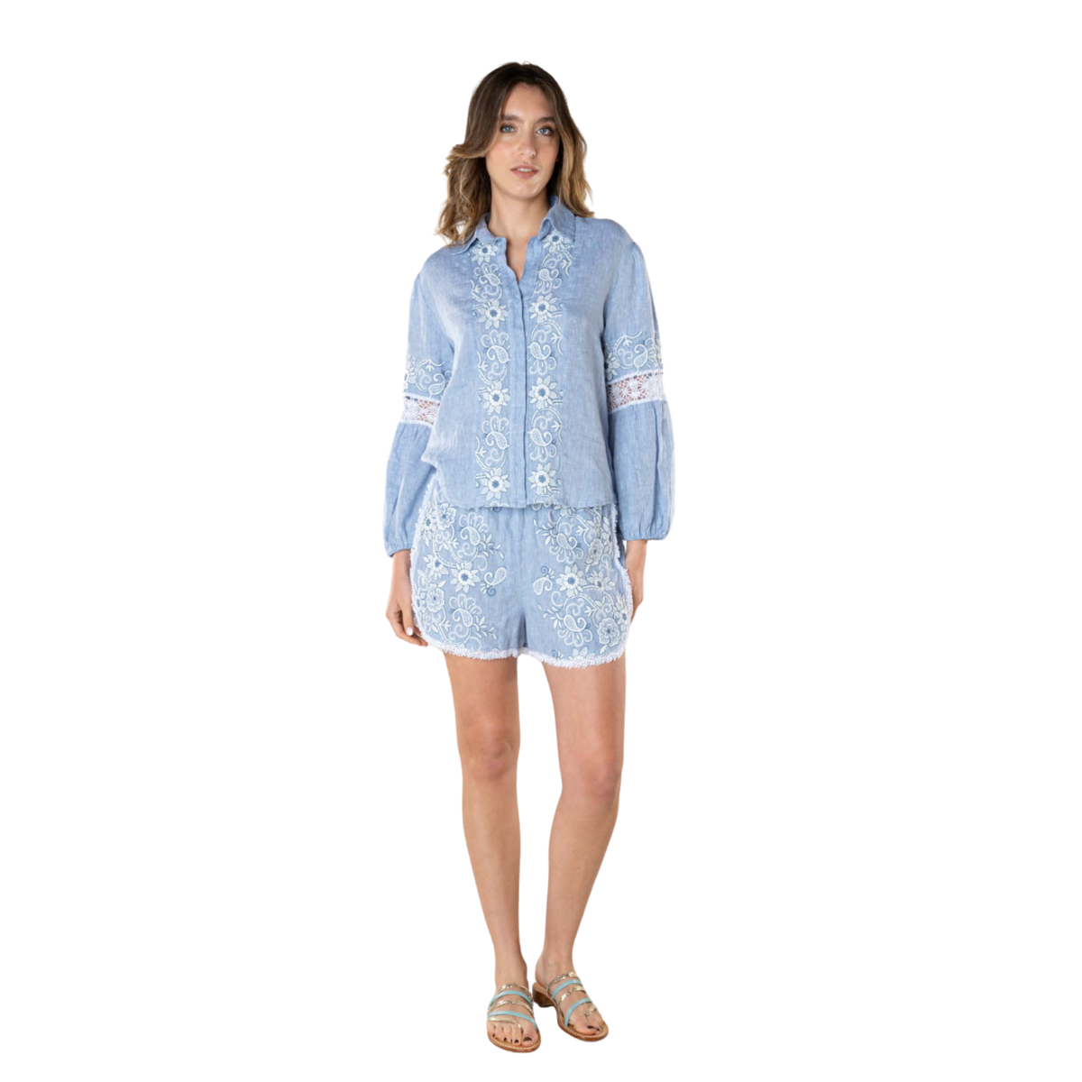 Toronto Blouse & Tiziano Shorts by Temptation Positano