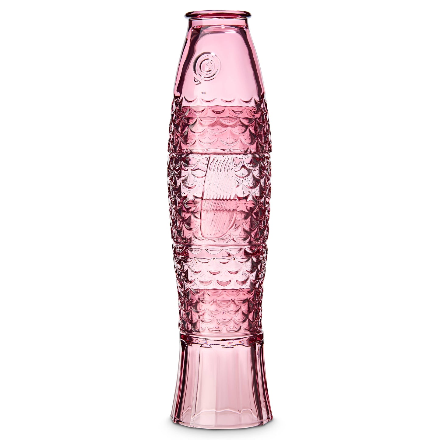 Fish Stacking Drinking Glass S/4- Pink