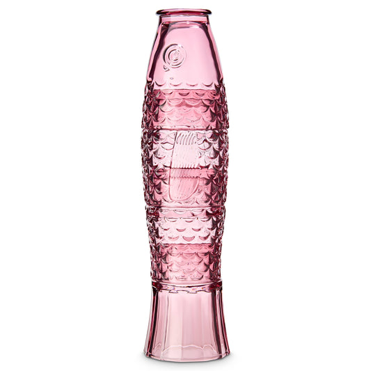 Fish Stacking Drinking Glass S/4- Pink
