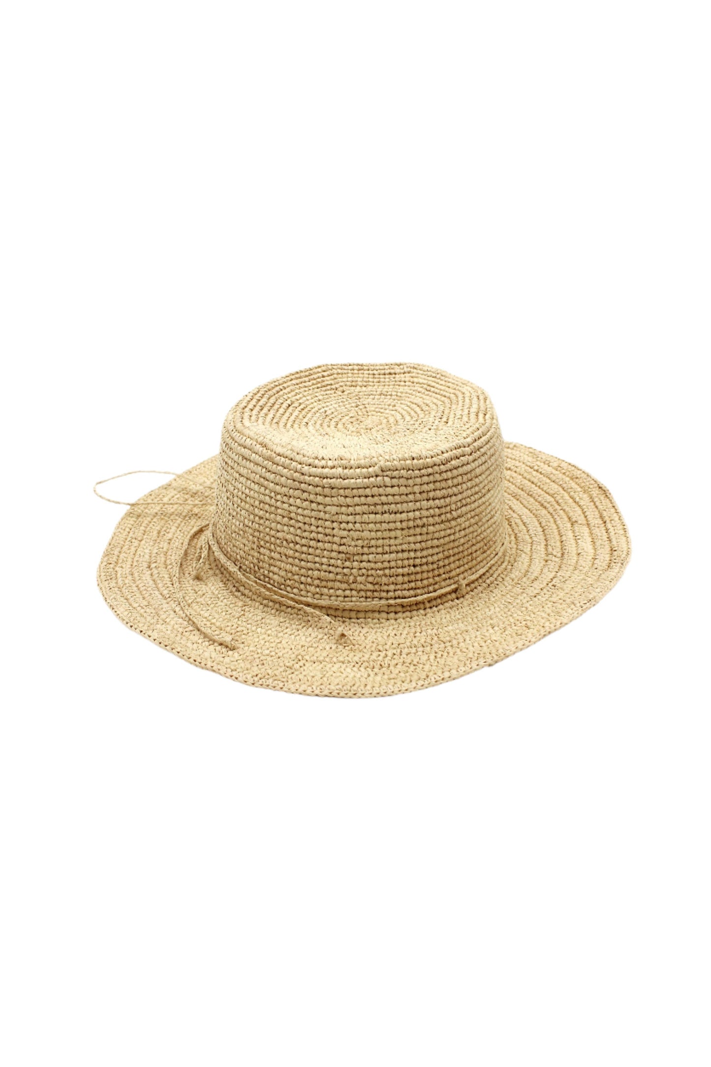 Crochet Straw Bucket Hats