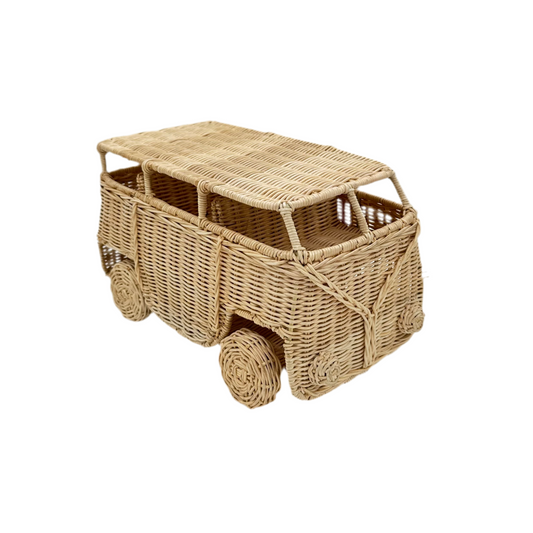 Wicker Toy Van