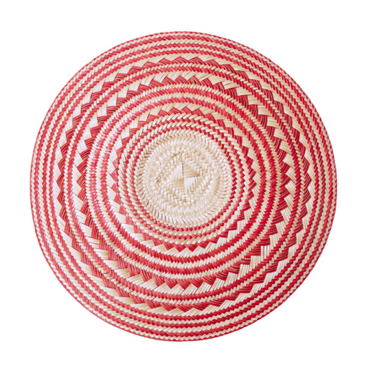 Woven Palm Placemats (S/4) - Red