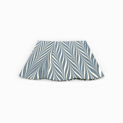 Marbled Zebra Waste Basket- Blue
