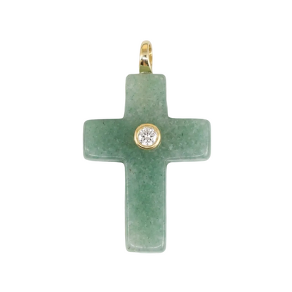 Gemstone Cross Charms