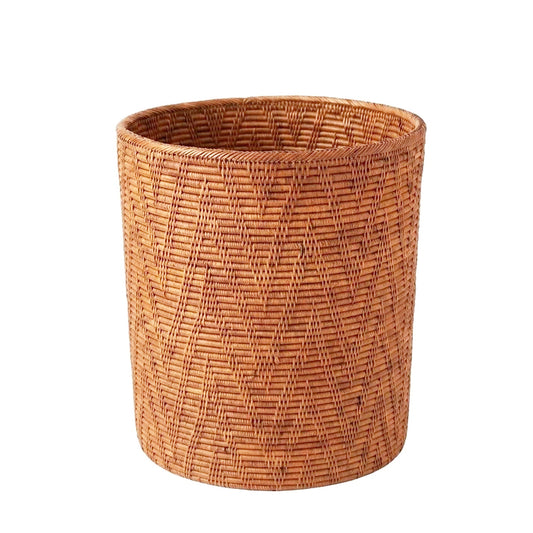 Baliata® Round Waste Basket Chevron Motif