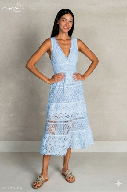 Alpinia Midi Dress by Temptation Positano