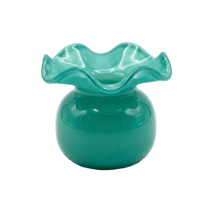 Glass Ruffle Vase Collection